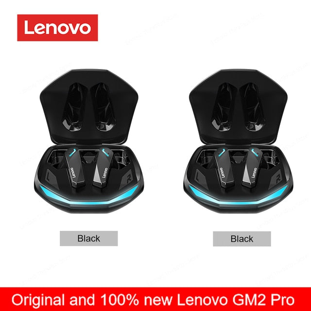 Originele Lenovo GM2 Pro 5.3 Oortelefoon Bluetooth Draadloze Oordopjes met Lage Latentie Hoofdtelefoon HD Oproep Dual Mode Gaming Headset met Microfoon.