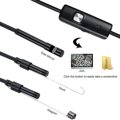 LED Endoscoopcamera voor in de Auto - Waterdicht, Verstelbare Draad, 6 LED's, Android Type-C USB