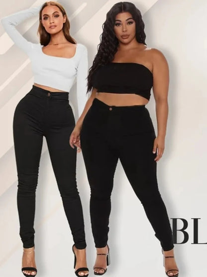 Plus-size denimjeans dames