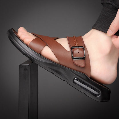 Non-Slip Men's Italian Sandals