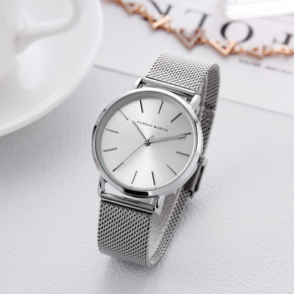 Steel Mesh Japan Quartz horloge