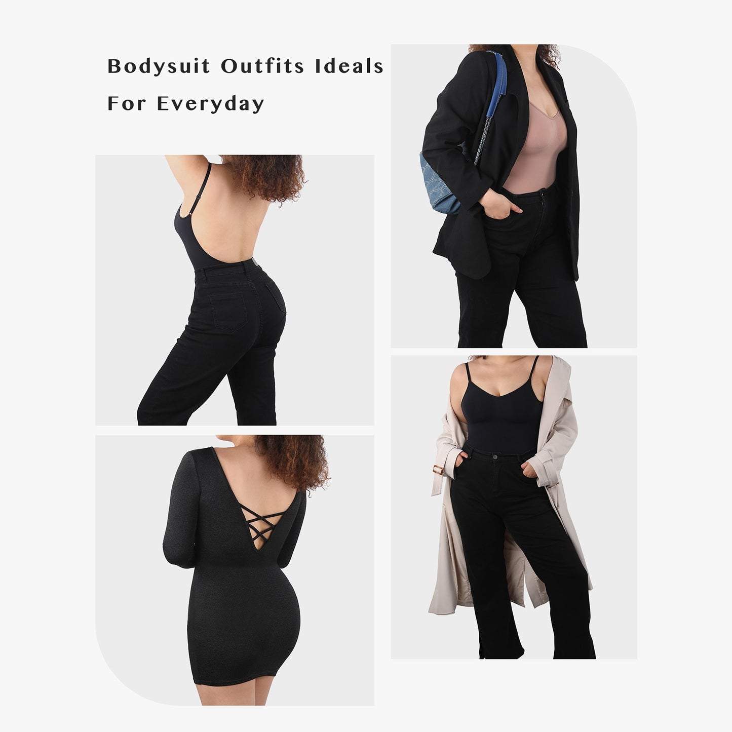 Shapewear. Naadloze corrigerend hoog uitgesneden bodysuit