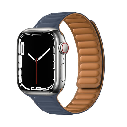 Leather Link Magnetic Loop Bracelet voor iWatch Series - Stijlvolle Luxe voor Jouw Pols