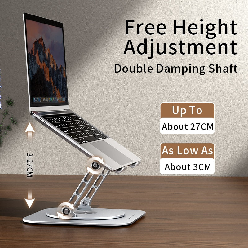 Aluminium Legering Draaibare Laptopstandaard