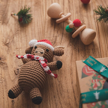 Set Baby Kerst Rammelaars - Een Schattig en Speels Kerstcadeau voor Kleintjes