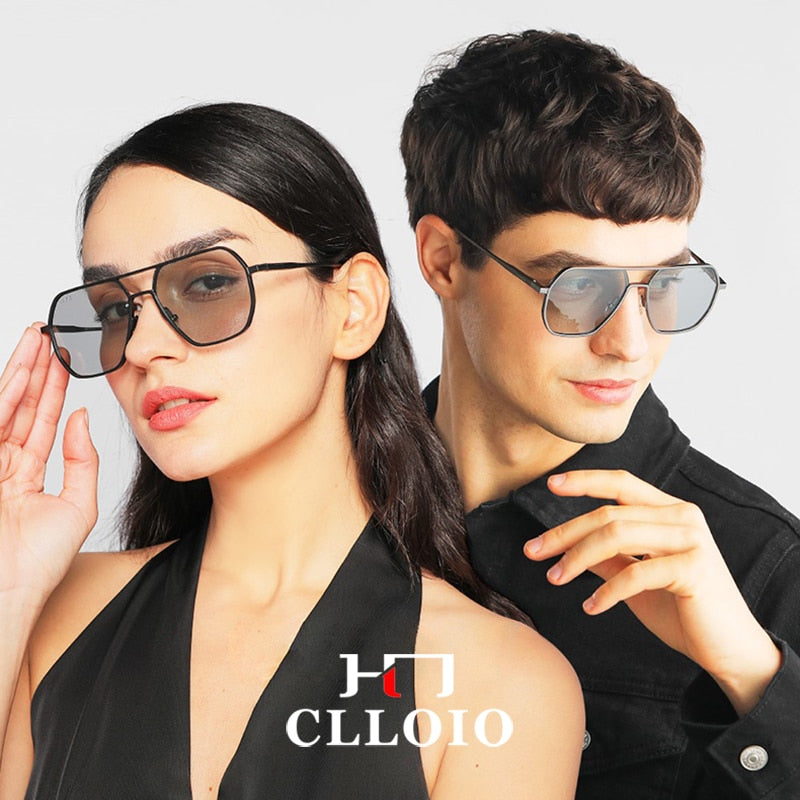 CLLOIO Aluminium Photochromic Zonnebril